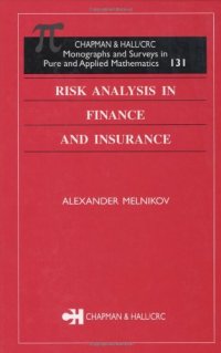 cover of the book Risk Analysis in Finance and Insurance