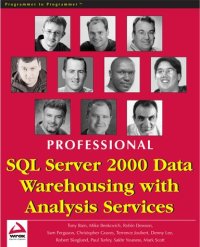 cover of the book Professional SQL Server 2000 Data Warehousing with Analysis Services