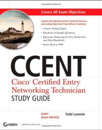 cover of the book CCENT: Cisco Certified Entry Networking Technician Study Guide: ICND1 (Exam 640-822) (Exam 640-822 With CD)