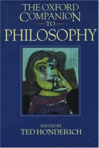 cover of the book The Oxford Companion to Philosophy