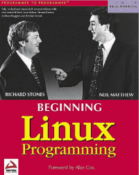 cover of the book Beginning Linux Programming