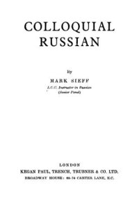 cover of the book Colloquial Russian