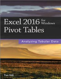 cover of the book Excel 2016 for Windows Pivot Tables