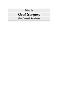 cover of the book Viva in Oral Surgery for Dental Students