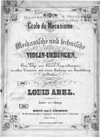 cover of the book Мелодические и технические упражнения для скрипки