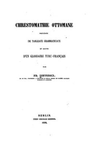 cover of the book Chrestomathie Ottomane