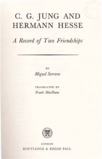 cover of the book Jung and Hermann Hesse: A Record of two Friendships