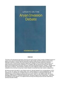 cover of the book Update on the Aryan Invasion Debate