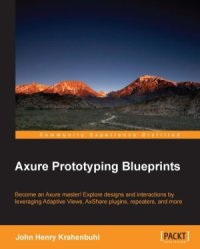 cover of the book Axure Prototyping Blueprints