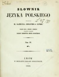 cover of the book Słownik języka polskiego. Tom IV (P)