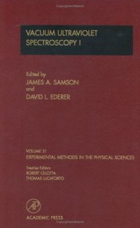 cover of the book Vacuum ultraviolet spectroscopy