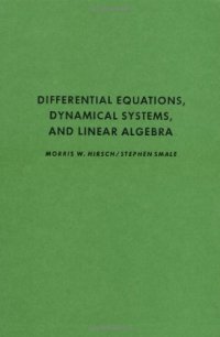 cover of the book Differential Equations, Dynamical Systems, and Linear Algebra