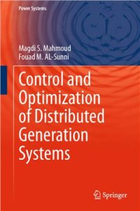 cover of the book Control and Optimization of Distributed Generation Systems