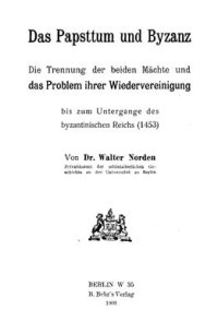 cover of the book Das Papstum und Byzanz