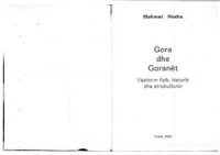 cover of the book Gora dhe Goranёt: Vёshtrim fizik, historik dhe etnokulturor