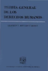 cover of the book Teoría general de los derechos humanos