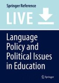 cover of the book Language Policy and Political Issues in Education