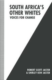 cover of the book South Africa’s Other Whites: Voices for Change