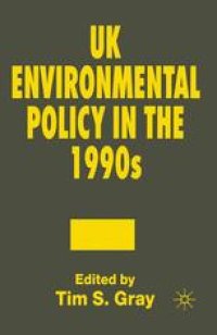 cover of the book UK Environmental Policy in the 1990s