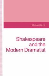 cover of the book Shakespeare and the Modern Dramatist