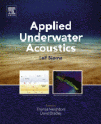 cover of the book Applied Underwater Acoustics. Leif Bjørnø