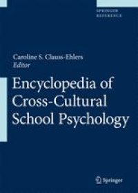 cover of the book Encyclopedia of Cross-Cultural School Psychology