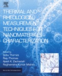 cover of the book Thermal and Rheological Measurement Techniques for Nanomaterials Characterization. A volume in Micro and Nano Technologies