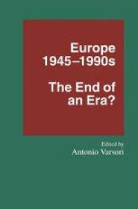 cover of the book Europe 1945–1990s: The End of an Era?