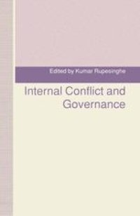 cover of the book Internal Conflict and Governance