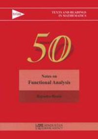 cover of the book Notes on Functional Analysis