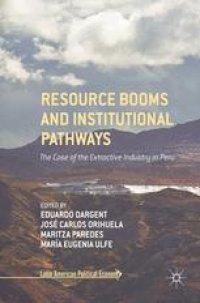 cover of the book Resource Booms and Institutional Pathways: The Case of the Extractive Industry in Peru