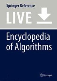 cover of the book Encyclopedia of Algorithms