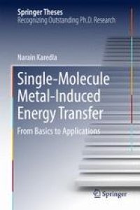 cover of the book Single-Molecule Metal-Induced Energy Transfer: From Basics to Applications