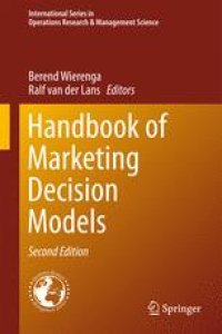 cover of the book Handbook of Marketing Decision Models