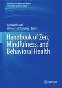 cover of the book Handbook of Zen, Mindfulness, and Behavioral Health