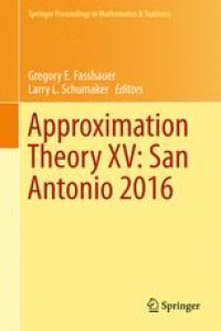 cover of the book Approximation Theory XV: San Antonio 2016