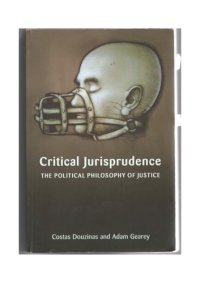 cover of the book Critical Jurisprudence: the political philosophy of justice