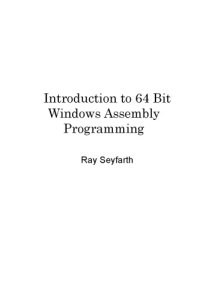 cover of the book Introduction to 64 Bit Windows Assembly Programming