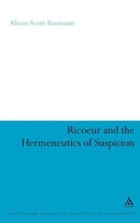 cover of the book Ricoeur and the Hermeneutics of Suspicion