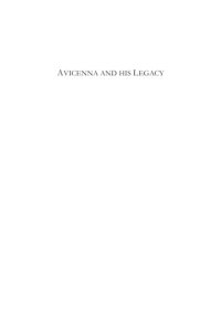 cover of the book Avicenna and his Legacy: A Golden Age of Science and Philosophy