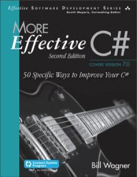 cover of the book More Effective C#.  50 Specific Ways to Improve Your C#