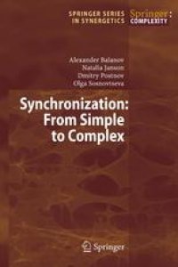 cover of the book Synchronization: From Simple to Complex