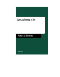 cover of the book Desinformación: Cómo los medios ocultan el mundo