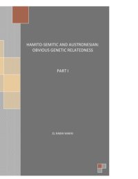 cover of the book Hamito-Semitic and Austronesian Language Families: Obvious Genetic relatedness