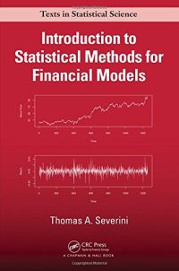 cover of the book Introduction to Statistical Methods for Financial Models