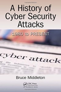 cover of the book A history of cybersecurity attacks : 1980 to present