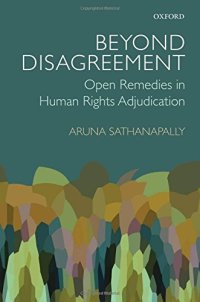 cover of the book Beyond disagreement : open remedies in human rights adjudication