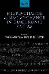 cover of the book Micro-change and macro-change in diachronic syntax