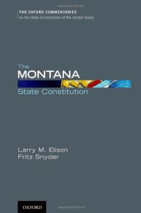 cover of the book The Montana state constitution