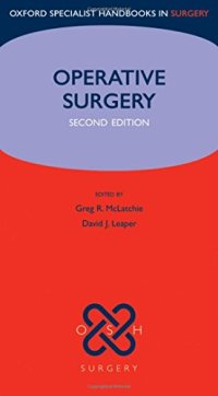 cover of the book Oxford handbook of operative surgery